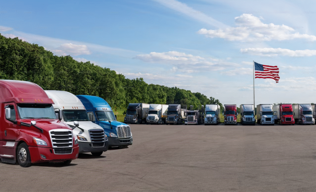 Trump announces a 25% tariff on medium- and heavy-duty trucks, set to take effect on November 1