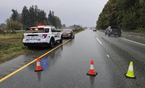 B.C. teen caught driving 178 km/h in rain on Highway 1