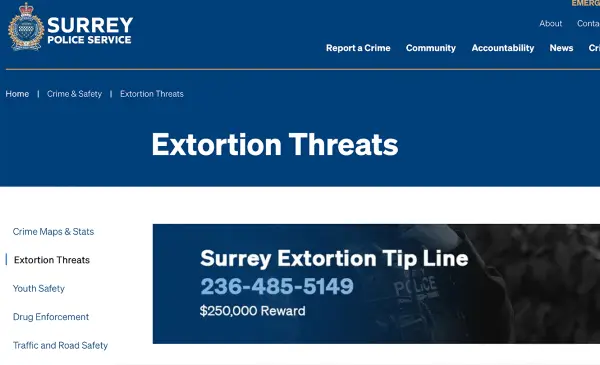B.C. has the tools to tackle extortion, but open to federal support’, B.C. Public Safety, Minister Nina Krieger