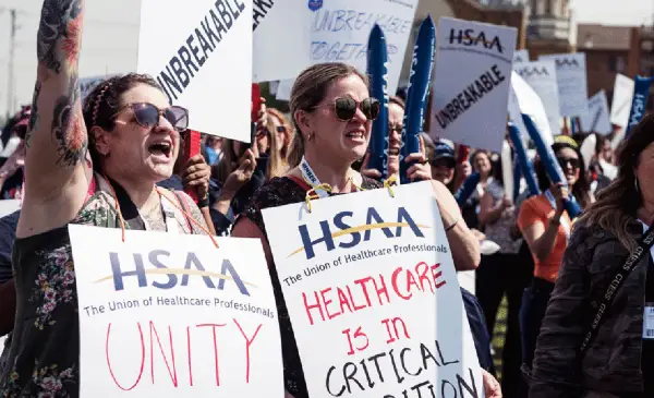Alberta health-care workers serve strike notice after mediation fails