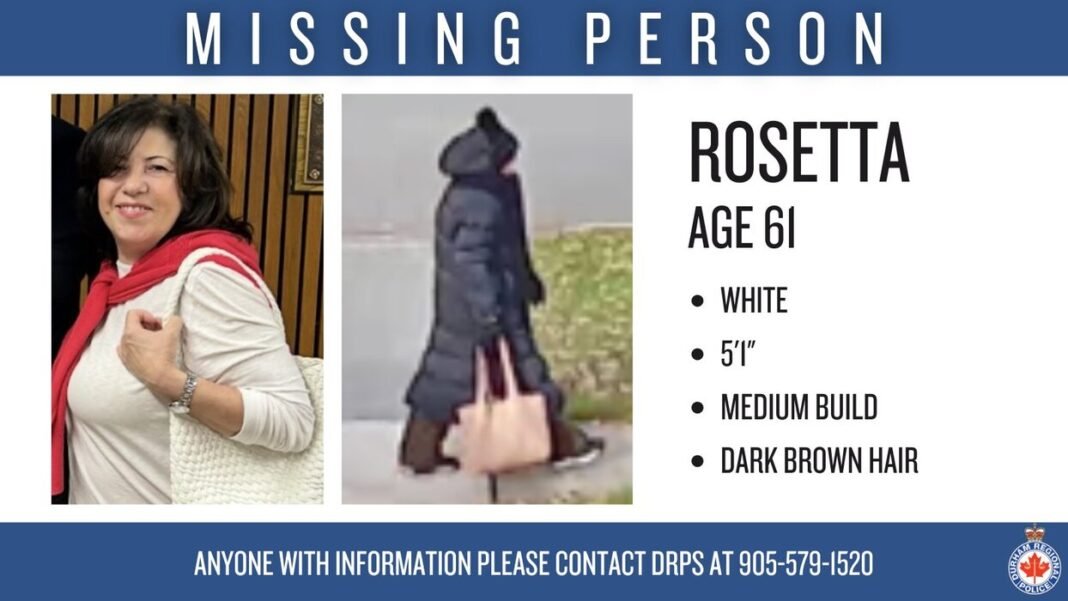 Durham Regional Police ask for public's assistance in locating missing 61-year-old vulnerable woman
