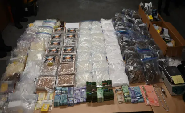 Burnaby RCMP seizes over 97 Kilos of illicit drugs, $70,000 cash, one arrested
