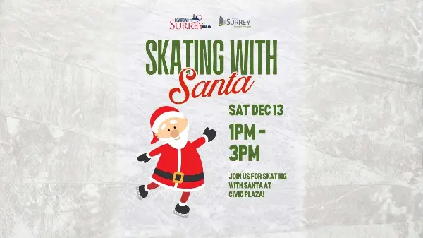 Join Santa on the Ice at Civic Plaza