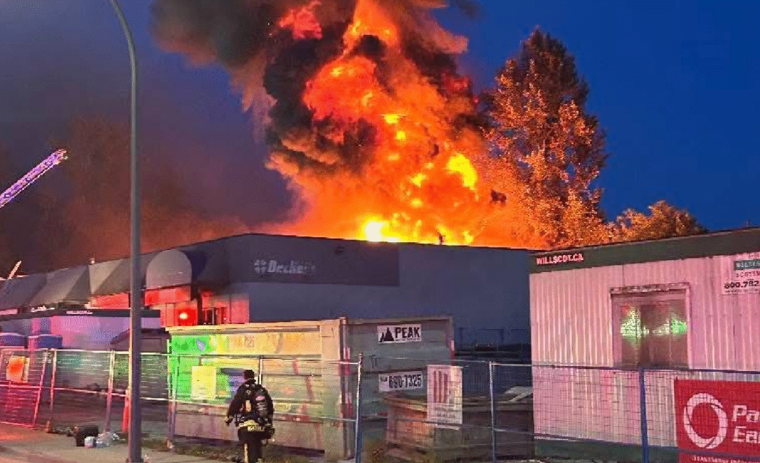 Lithium-ion batteries fuel stubborn e-Bike shop fire in Surrey