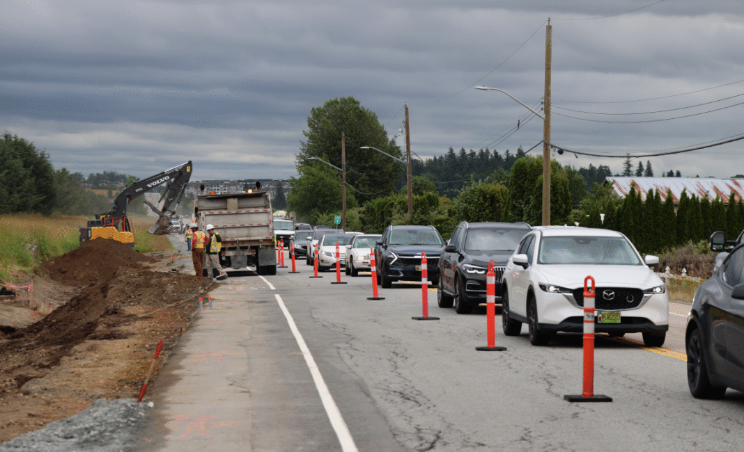 Surrey begins final phase of 64 Avenue widening