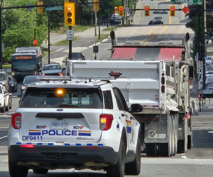 Complaints about overweight dump trucks led to operation by Burnaby RCMP