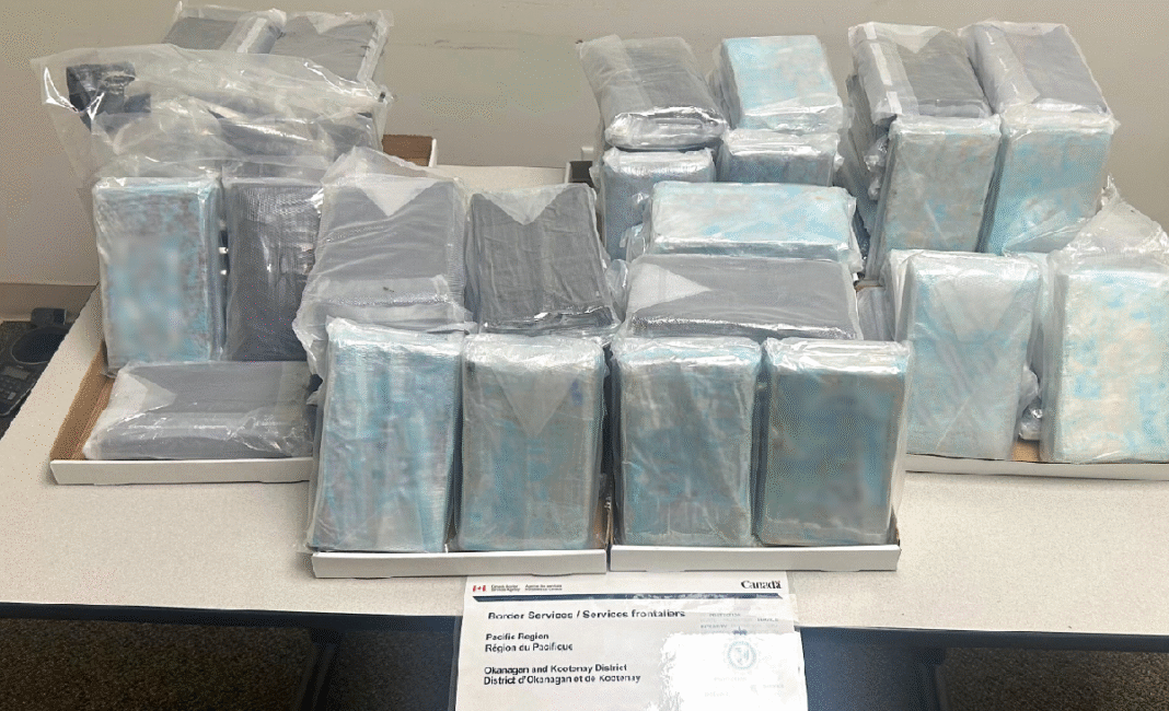 CBSA seize 70 kg of cocaine at Osoyoos port of entry in B.C.
