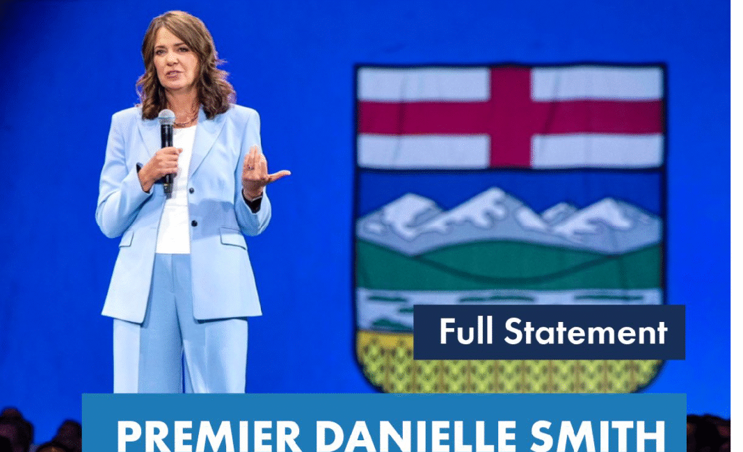Alberta's premier responds to Trump's tariff threat on Canada, calling it ‘tax on the American people’