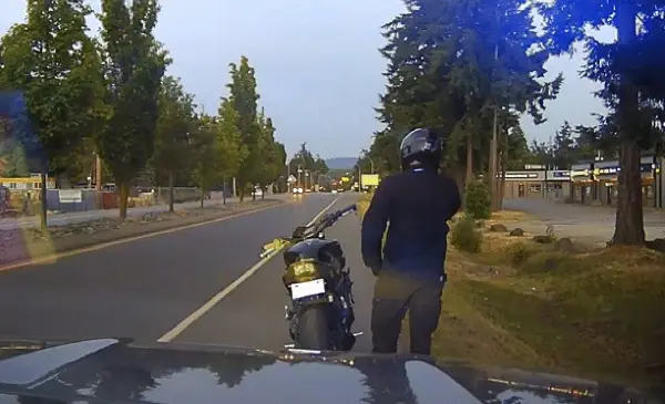 23-year-old motorcyclist caught driving at 193kmh in 60-zone in Downtown Parksville