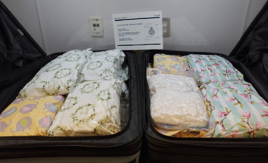 Traveler arrested at Vancouver airport with 29 kg meth