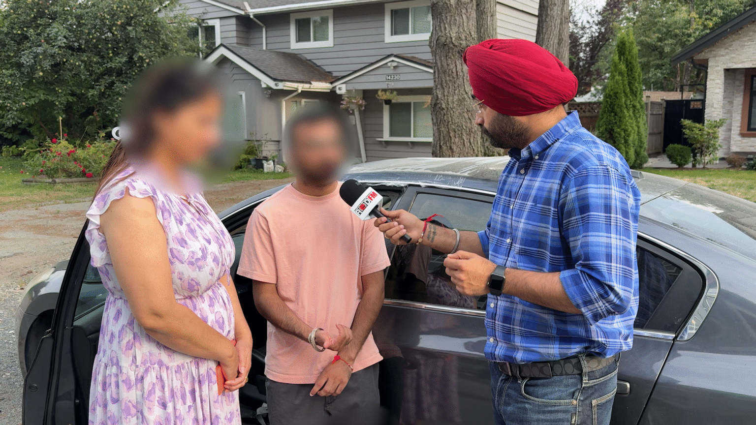 Knife in the car: Surrey family’s shocking discovery after vehicle theft