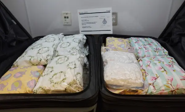 Traveler arrested at Vancouver airport with 29 kg meth