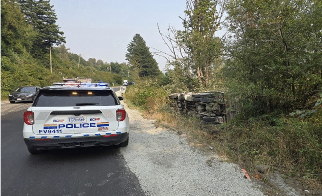 Abbotsford dump truck driver loses job, fined after impaired driving crash near Mission