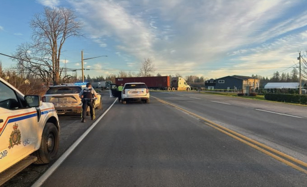 Motorcyclist dies after collision with semi-truck in Langley