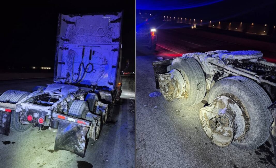 36-year-old Brampton driver charged after allegedly being observed driving on QEW in St. Catharines with missing tires