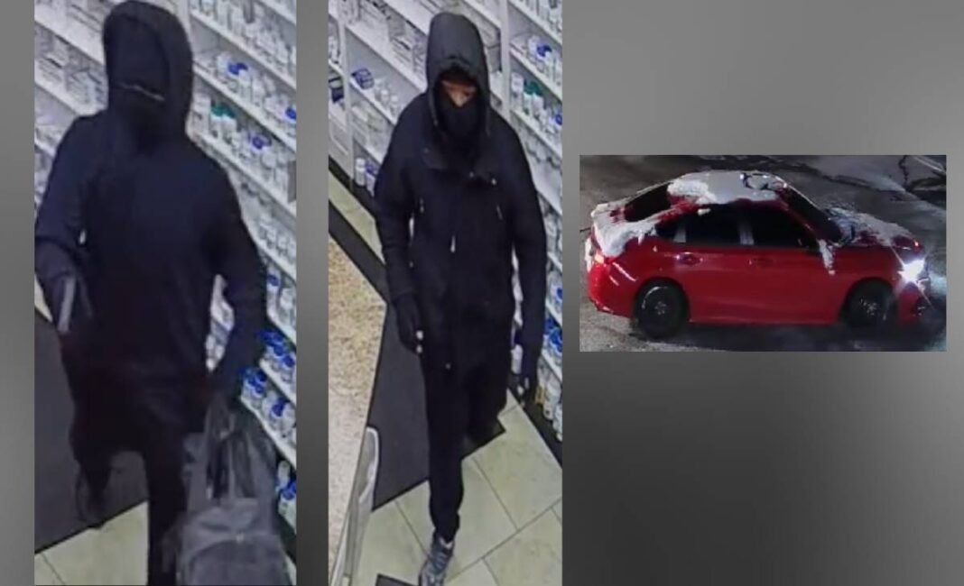 Police trying to identify two suspects after armed pharmacy robbery in Markham