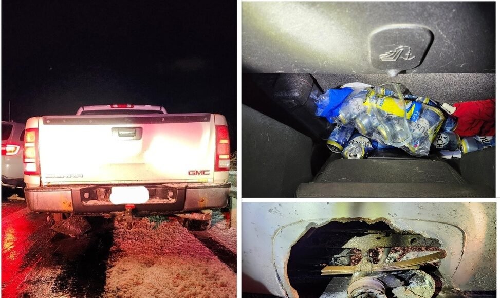 Hamilton driver charged for allegedly driving pickup truck with a missing wheel on QEW