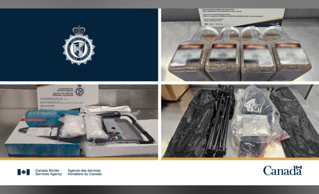 CBSA Officers seize 15kg of methamphetamine at GTA mail facility