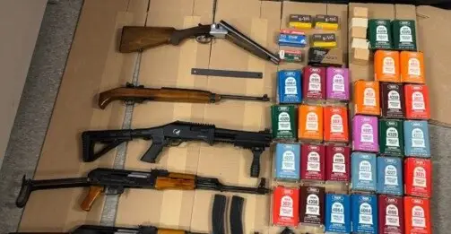 Two arrested, multiple firearms seized in firerams investigation