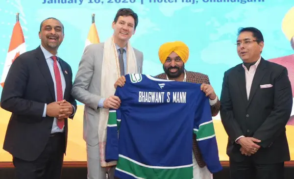 B.C. Premier Eby meets Bhagwant Mann, gets invite for Progressive Punjab Summit 2026