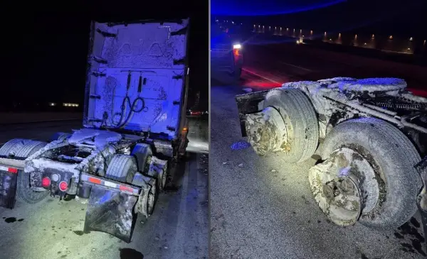 36-year-old Brampton driver charged after allegedly being observed driving on QEW in St. Catharines with missing tires