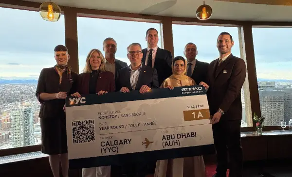 Etihad Airways to launch direct Calgary–Abu Dhabi flights this fall