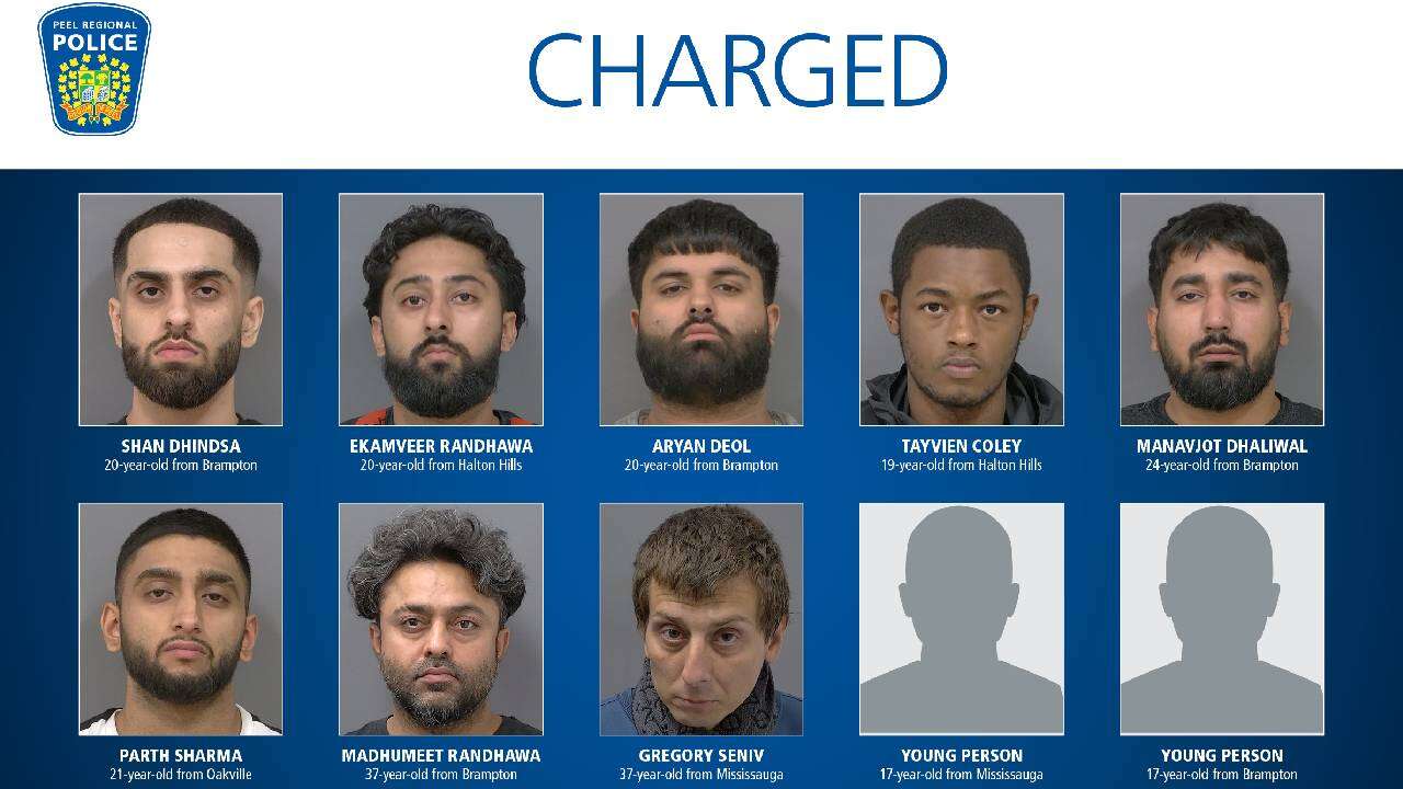 10 Arrested, More Than 100 Charges Laid in GTA Carjacking Investigation