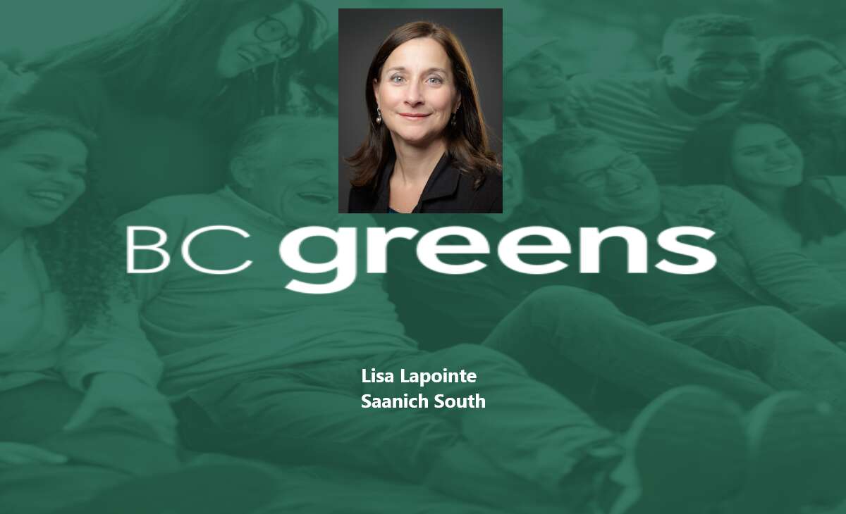 Former B.C. chief coroner Lisa Lapointe named Green Party candidate in Saanich South