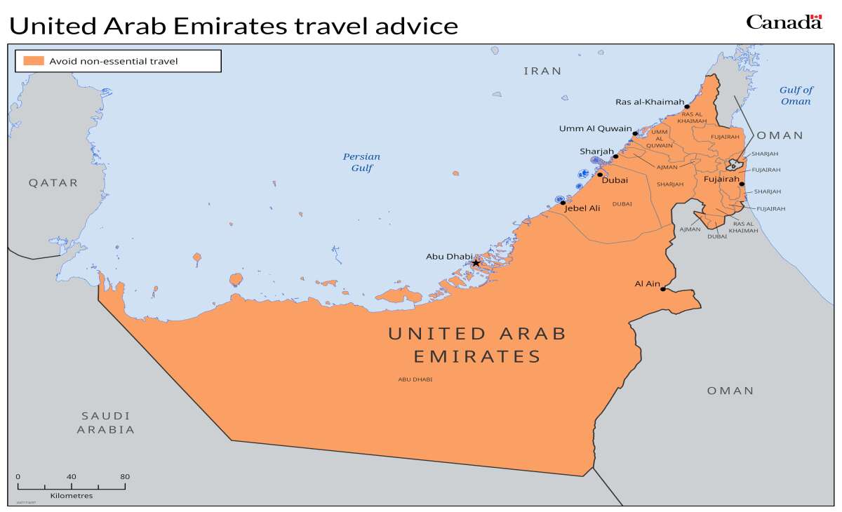 Canada updates UAE Travel Advisory, urges Canadians to avoid non-essential travel