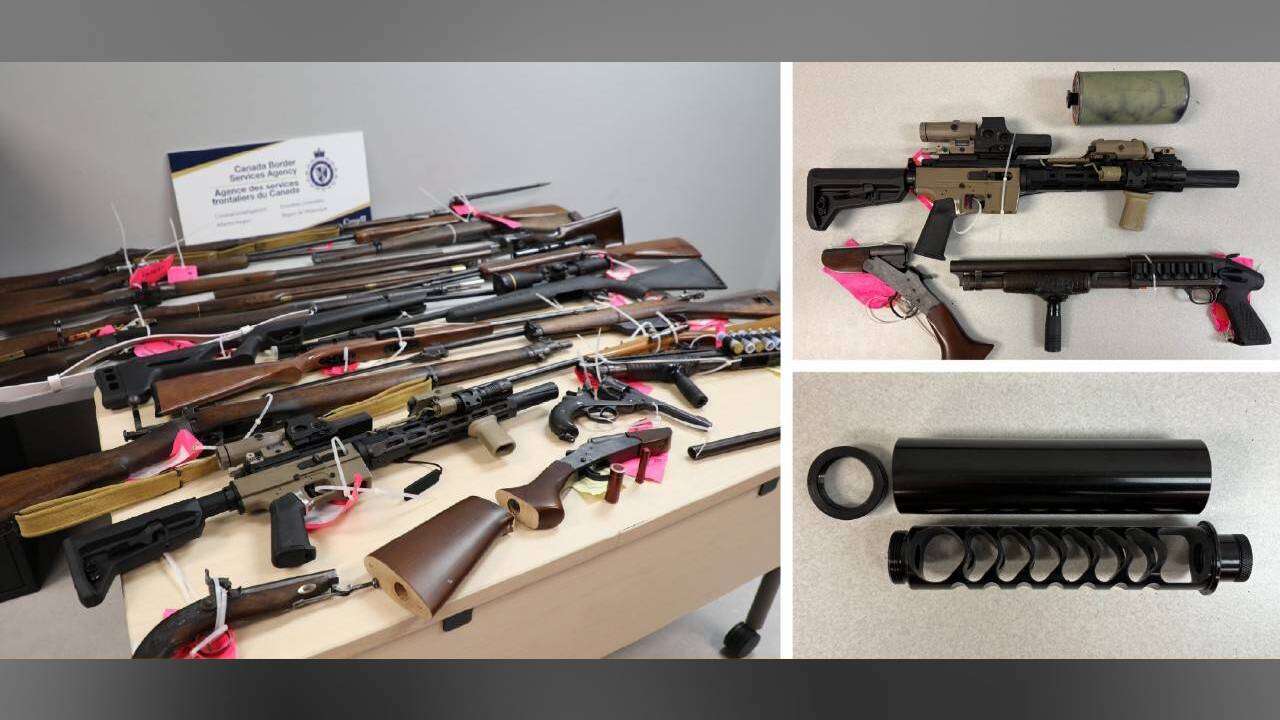 Prohibited firearm suppressor intercepted in Mississauga leads to 16 charges against Nova Scotia man  