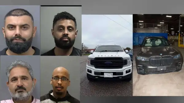 Four Arrested, 10 Stolen Vehicles Recovered in Vehicle Registration Fraud Investigation