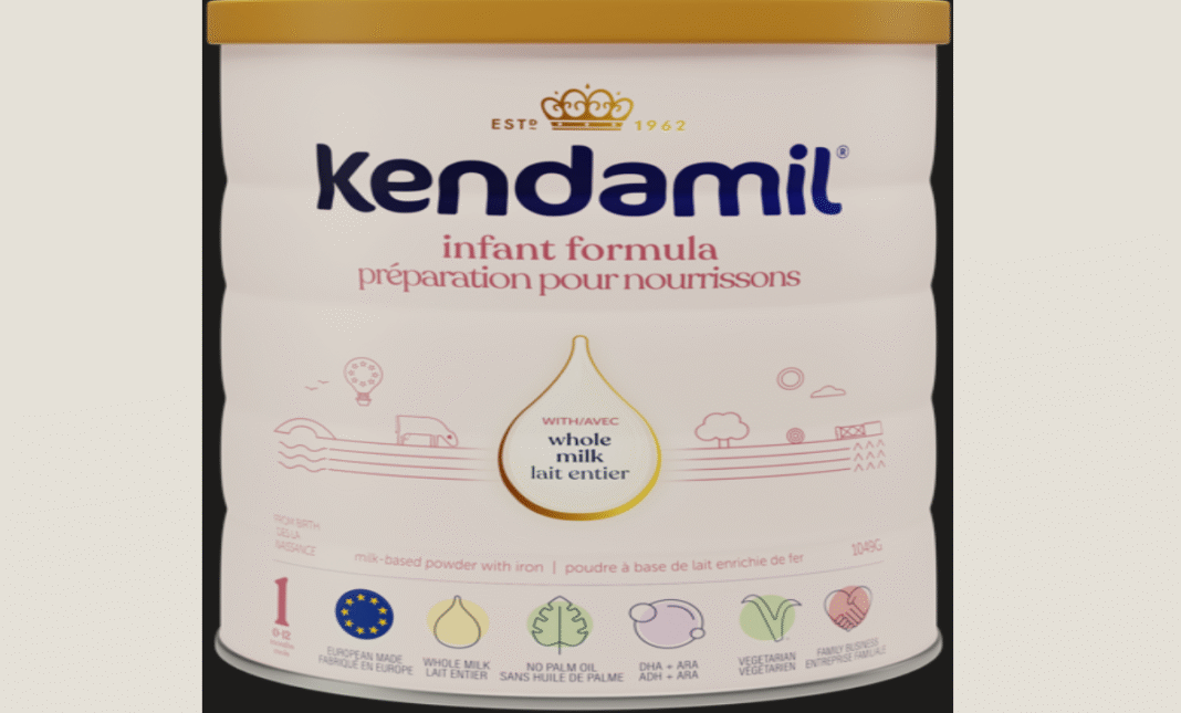 Kendamil infant formula recalled in Canada over toxin risk
