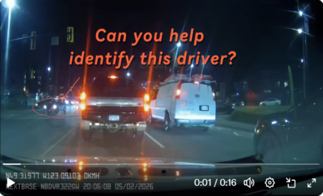 Dash cam footage released in North Vancouver hit-and-run that injured wheelchair user