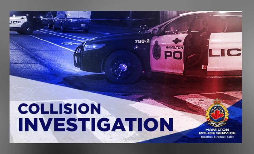 Elderly woman dies in hospital after collision in Hamilton on Monday