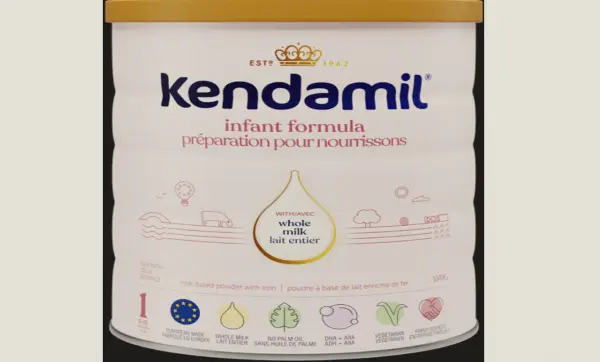 Kendamil infant formula recalled in Canada over toxin risk