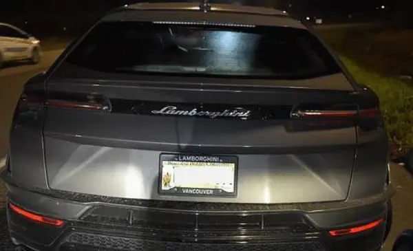 Surrey man's Lamborghini impounded after clocking 197 km/h on Alex Fraser Bridge