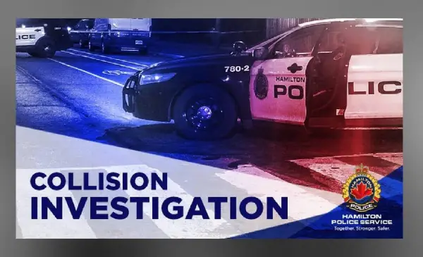 Elderly woman dies in hospital after collision in Hamilton on Monday