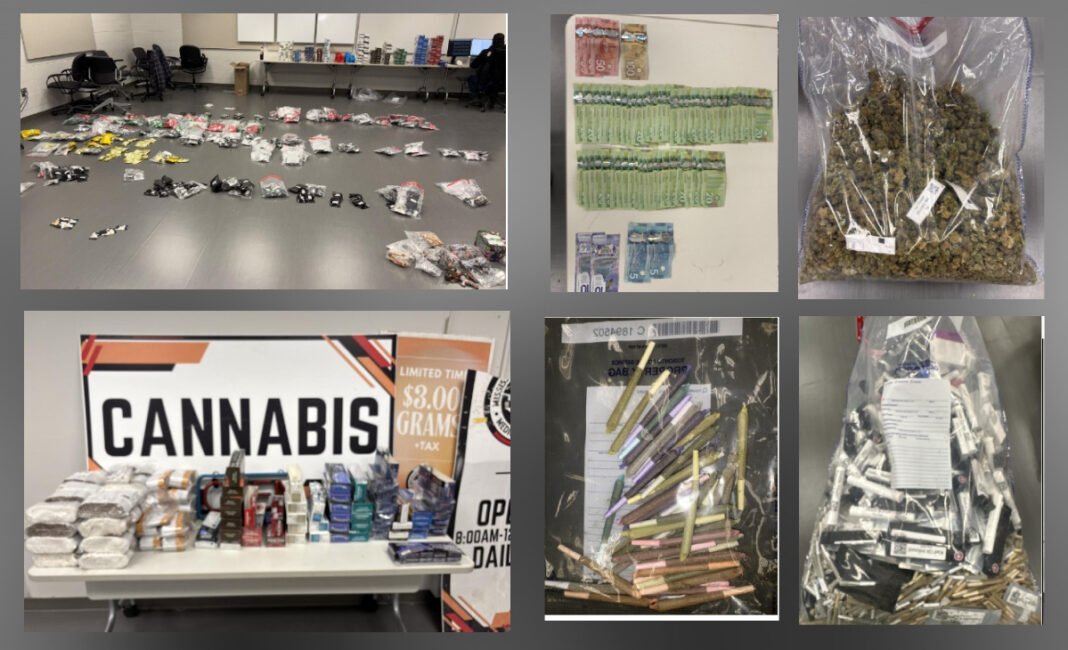 Five charged after police raid unlicensed cannabis dispensaries in Scarborough