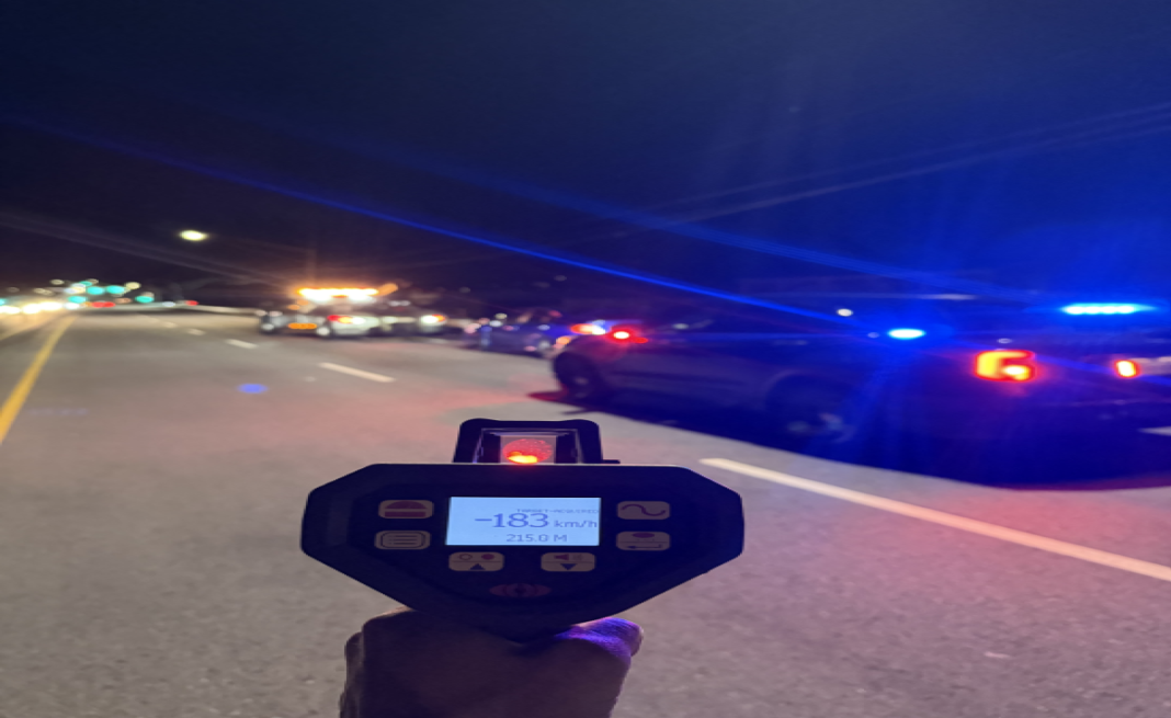 Surrey police ticket 25 drivers for excessive speeding in four days