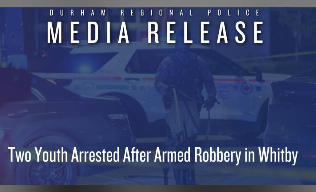 Two youths arrested after armed robbery in Whitby