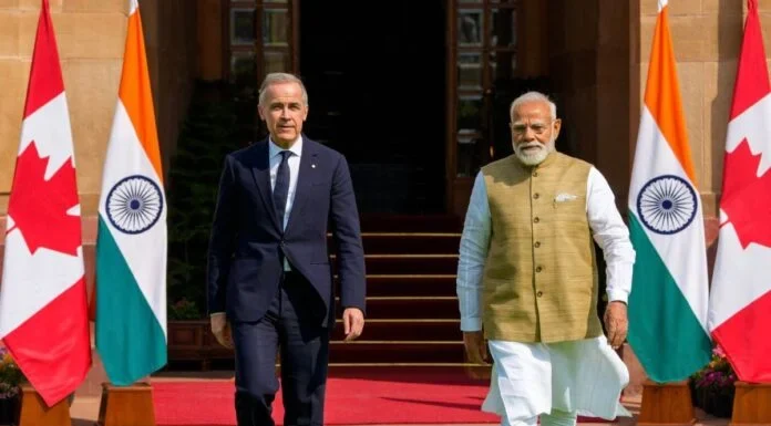 Carney faces questions on Indian interference after high-profile meeting with Modi