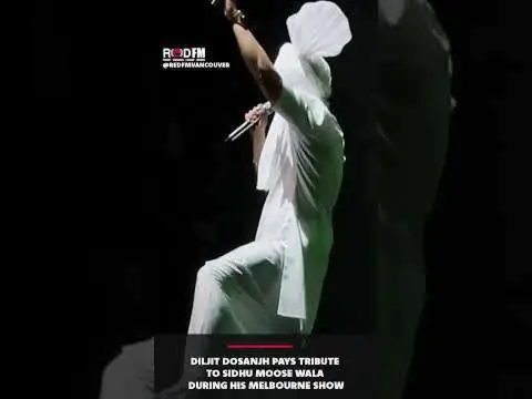 Diljit Dosanjh Pays Tribute To Sidhu Moose Wala During His Melbourne Show