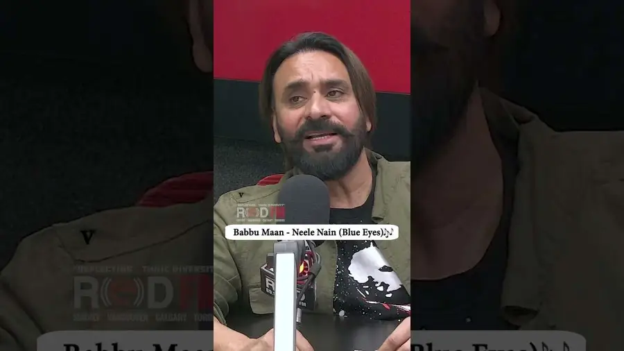 Babbu Maan sings new song 'Neele Nain' live in the RED FM studio 🎶