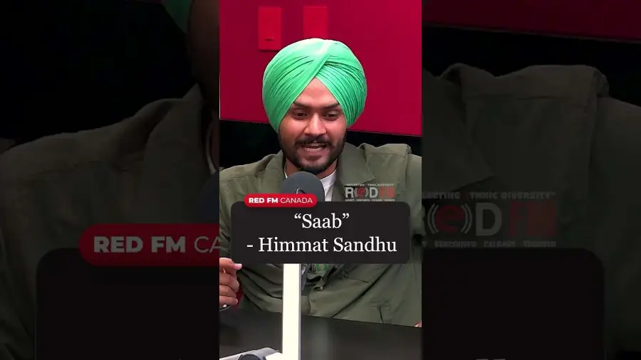 Himmat Sandhu Sings His Hit Song 'Saab' Live In The RED FM Studio