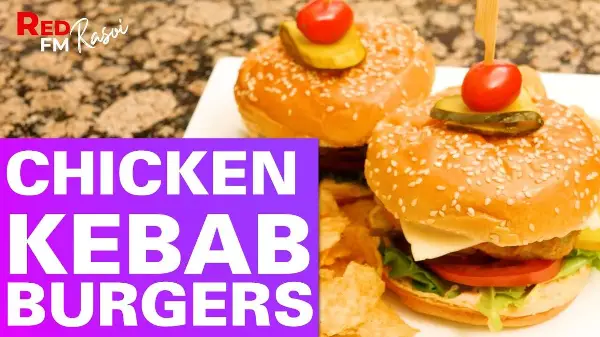 Fusion Recipe Chicken Kebab Burgers
