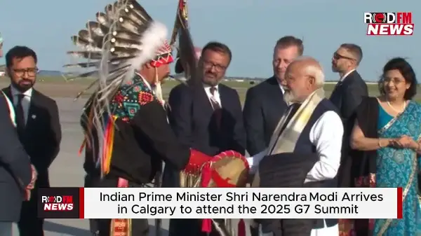 Indian PM Modi arrives in Canada | RED FM News