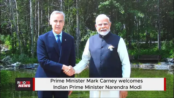 PM Mark Carney welcomes Indian PM Narendra Modi at G7 | RED FM NEWS