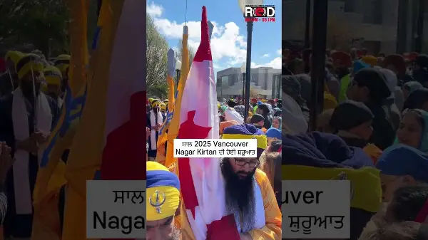 The 2025 Vancouver Vaisakhi Nagar Kirtan has begun 🙏