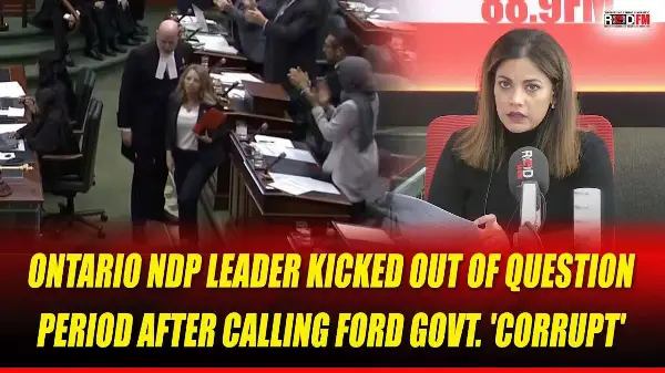 Ontario NDP Leader Kicked Out of Question Period After Calling Ford Govt. 'Corrupt' | November 20th