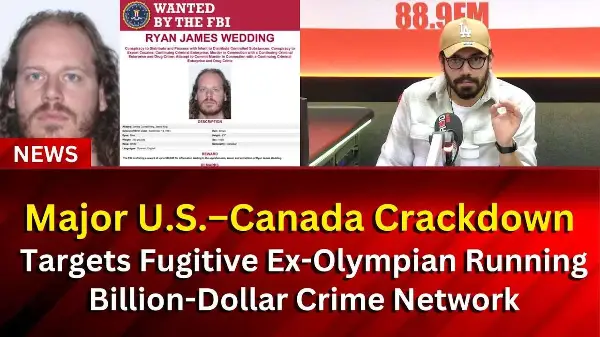US–Canada Crackdown Targets Fugitive Ex-Olympian Running Billion-Dollar Crime Network | RED FM NEWS
